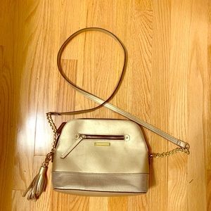 Madden Girl Gold Cross-body Handbag